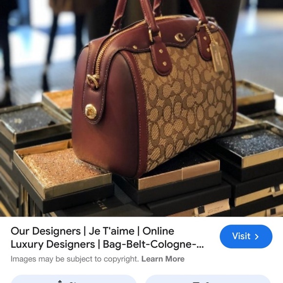 Coach Ivy Bennett Satchel 2-Way Shoulder Bag - Picture 10 of 12